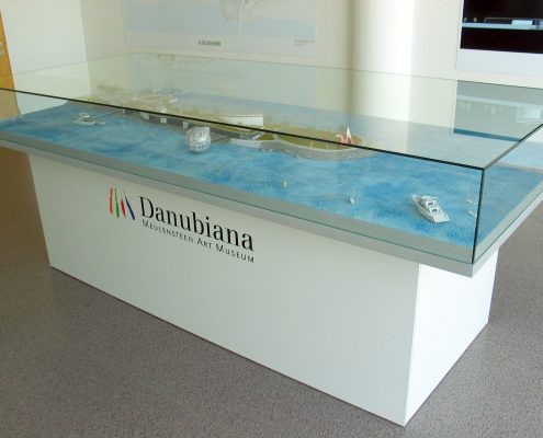 farebný prezentačný model galérie Danubiana