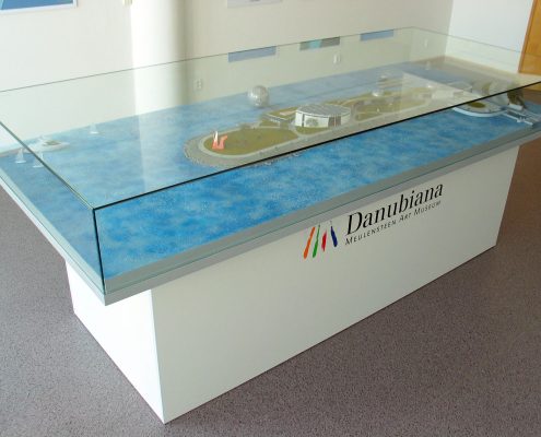 farebný prezentačný model galérie Danubiana