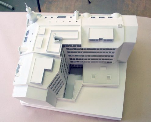 detailný model rekonštrukcie historického objektu