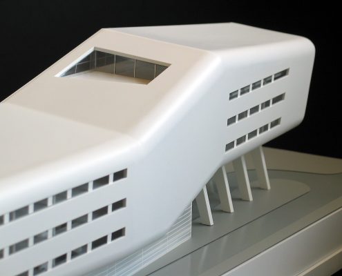 model atypickej polyfunkčnej budovy relax centrum