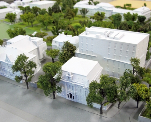 Urbanistický modelový podklad areálu Úradu vlády SR na architektonickú súťaž